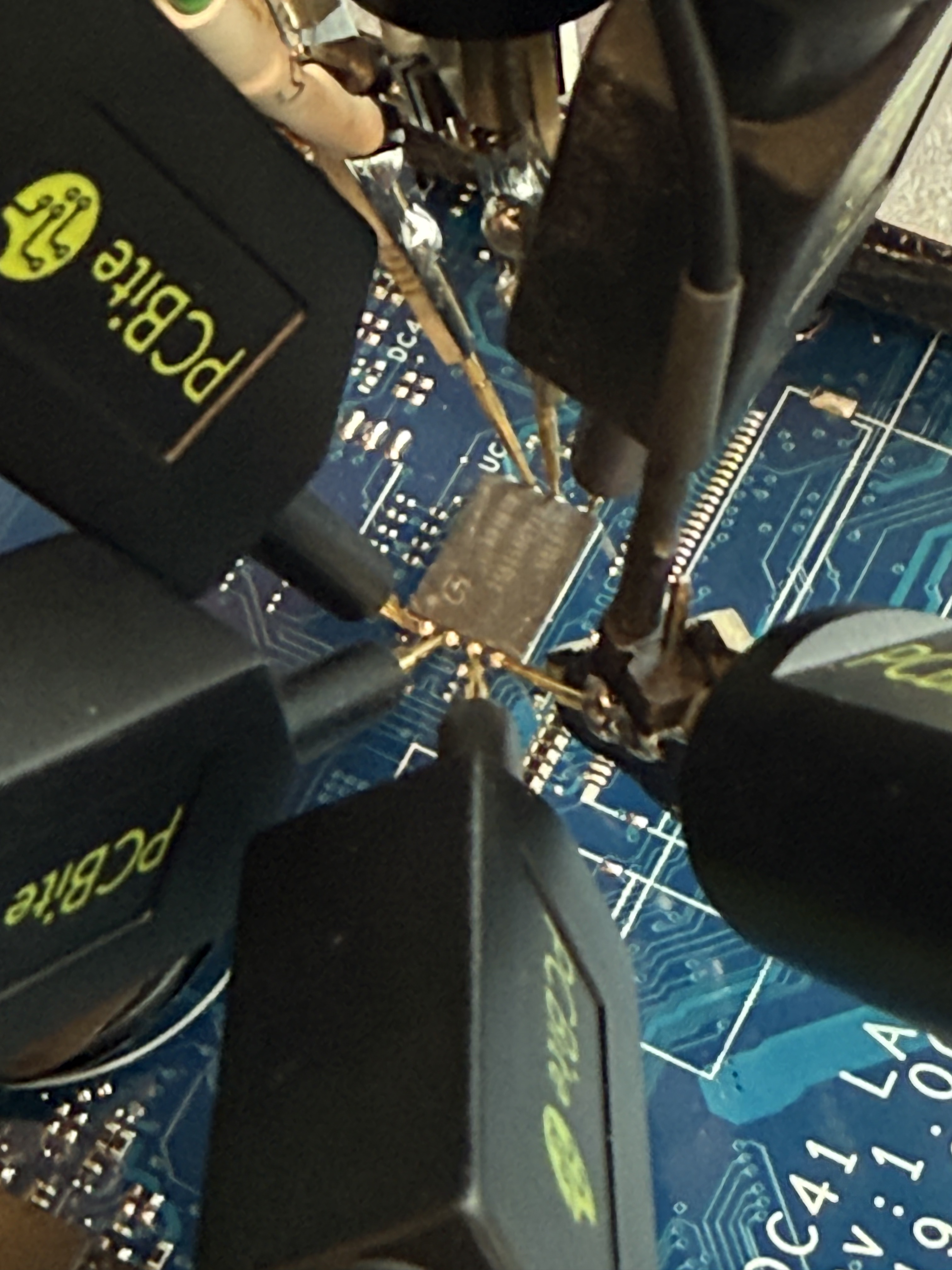 Logic Analyzer Connection Probes Close-Up